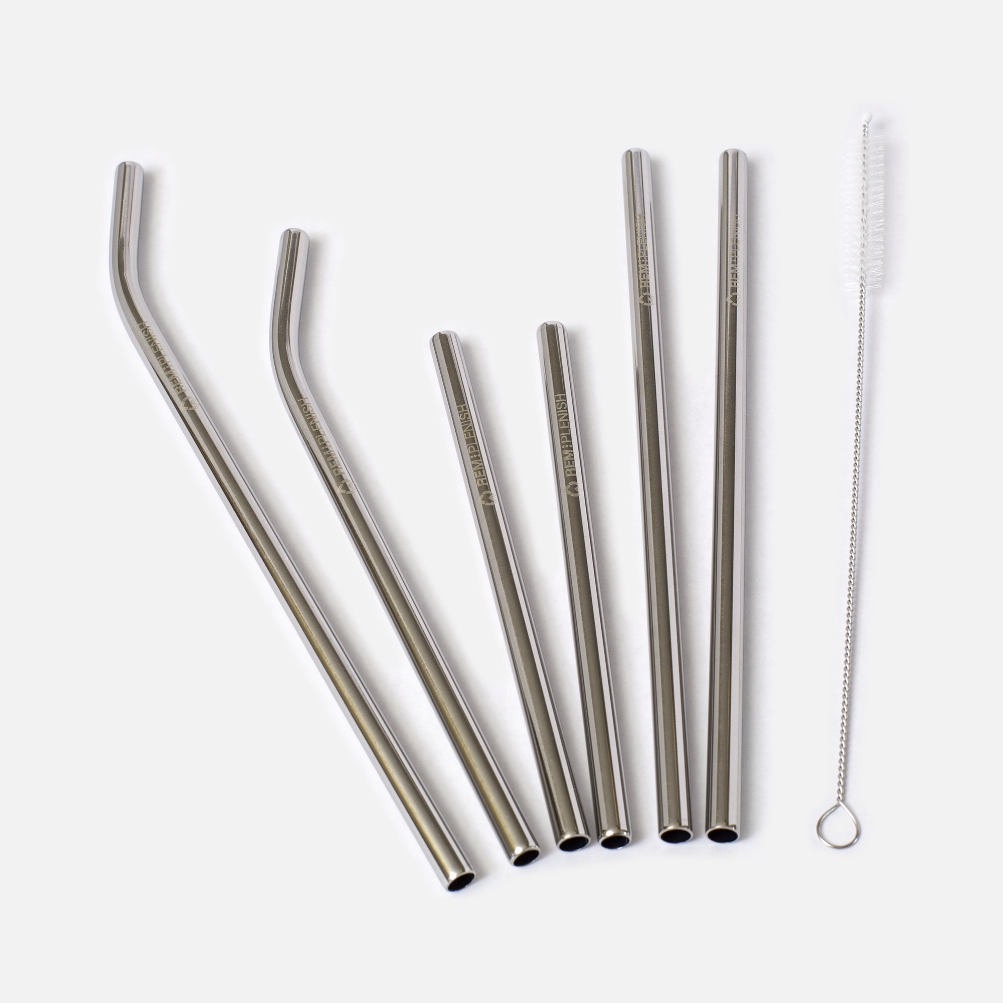 REMplenish Stainless-Steel Straws (6-Pack)