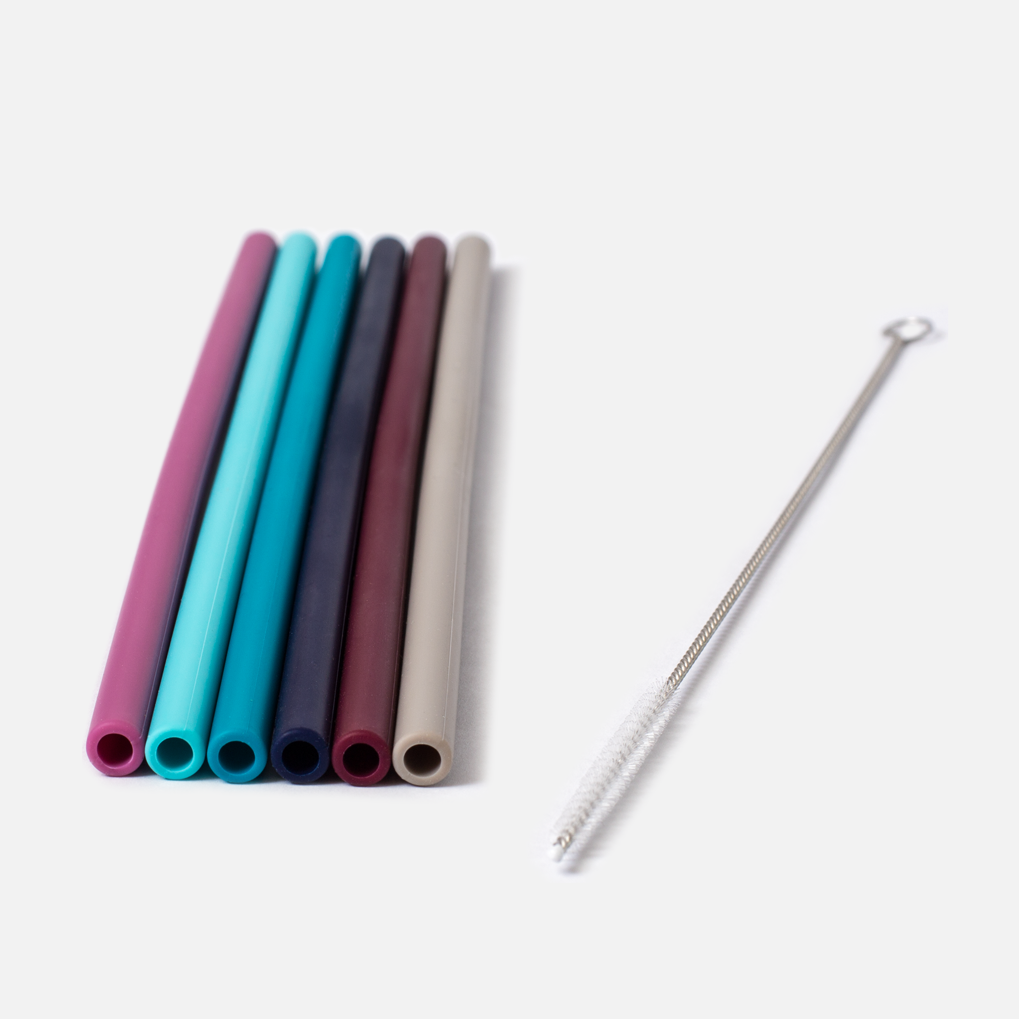 REMplenish Silicone Straws (6-Pack) – Stone Collection
