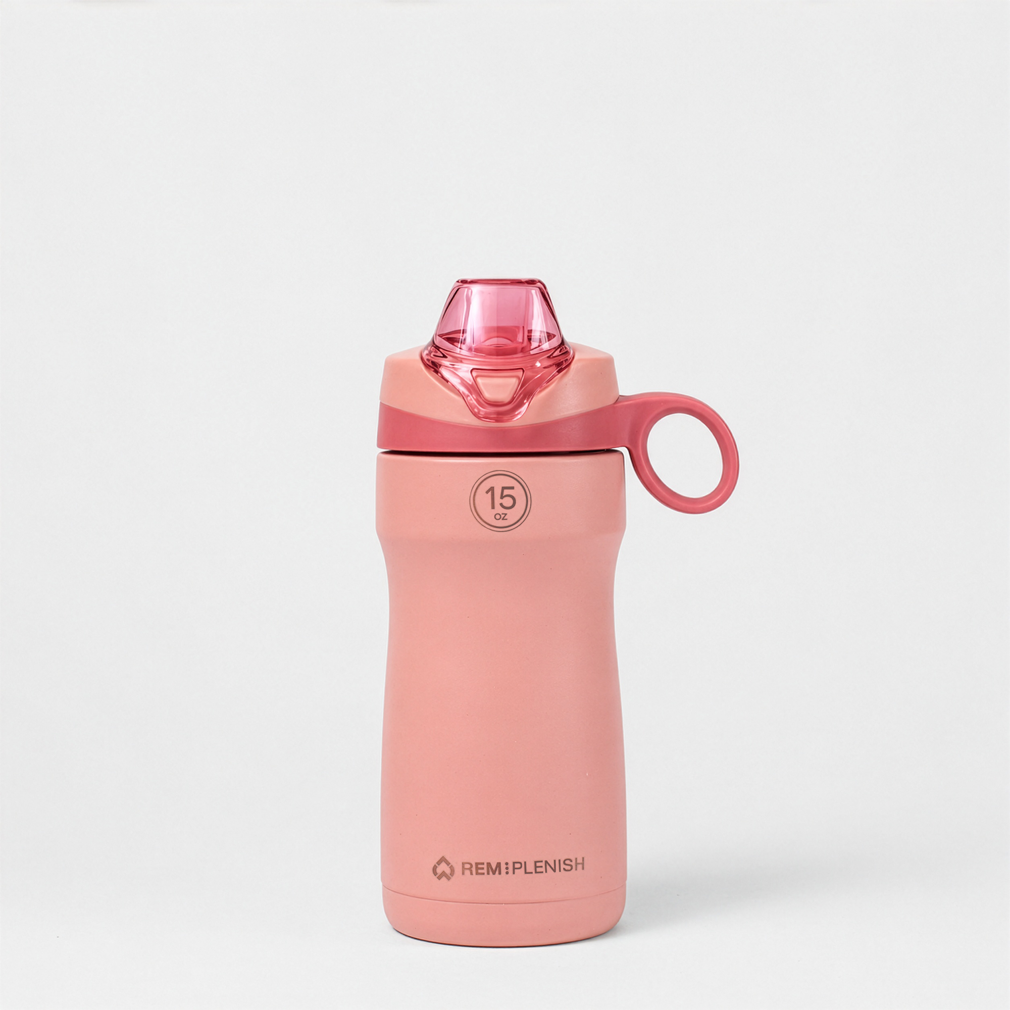 REMplenish 15 oz Stainless-Steel Bottle in Coral Skies