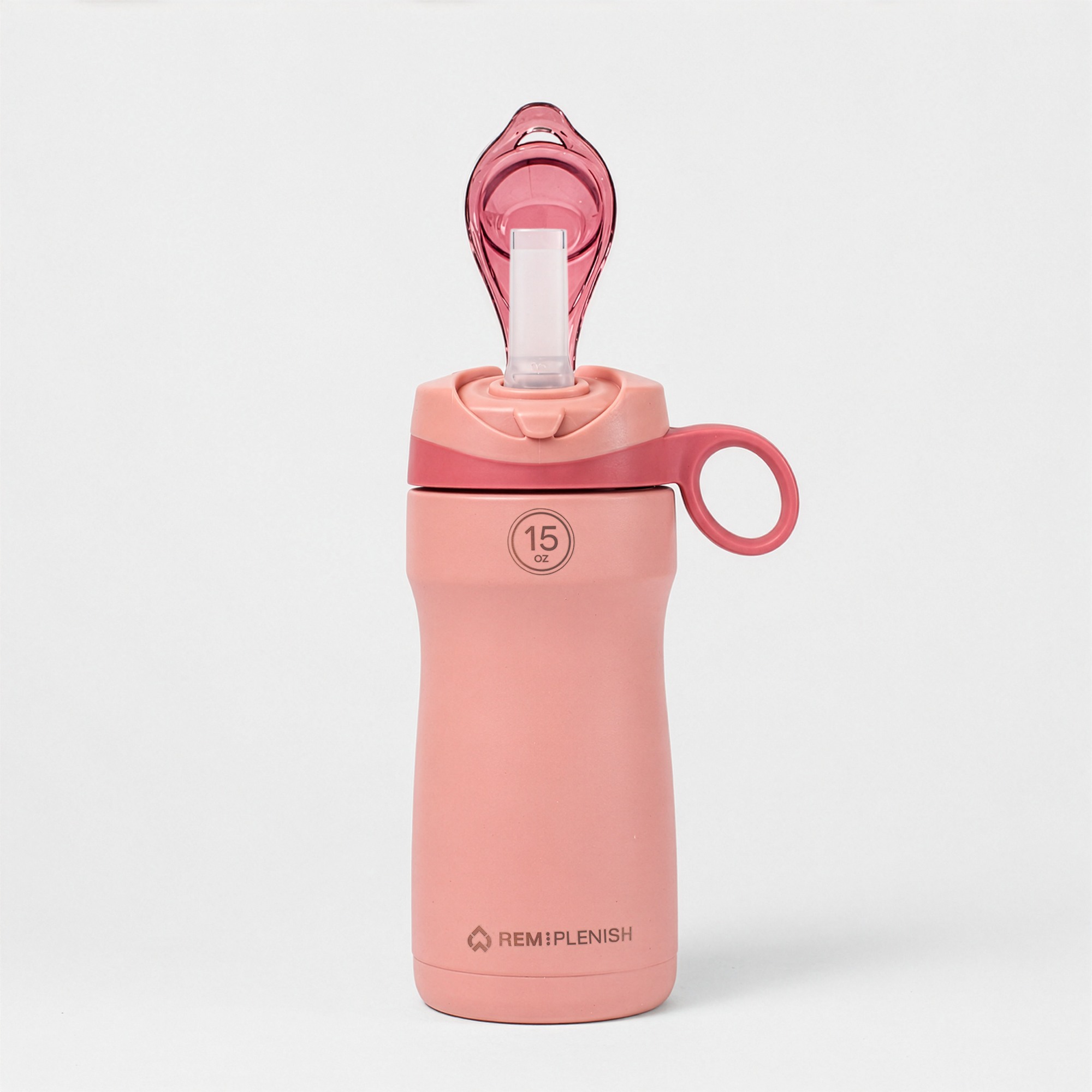REMplenish 15oz Stainless-Steel Bottle Kit in Coral Skies