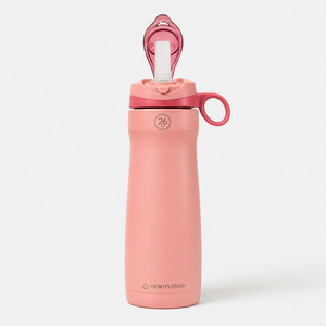 REMplenish 26oz Stainless-Steel Bottle Kit in Coral Skies