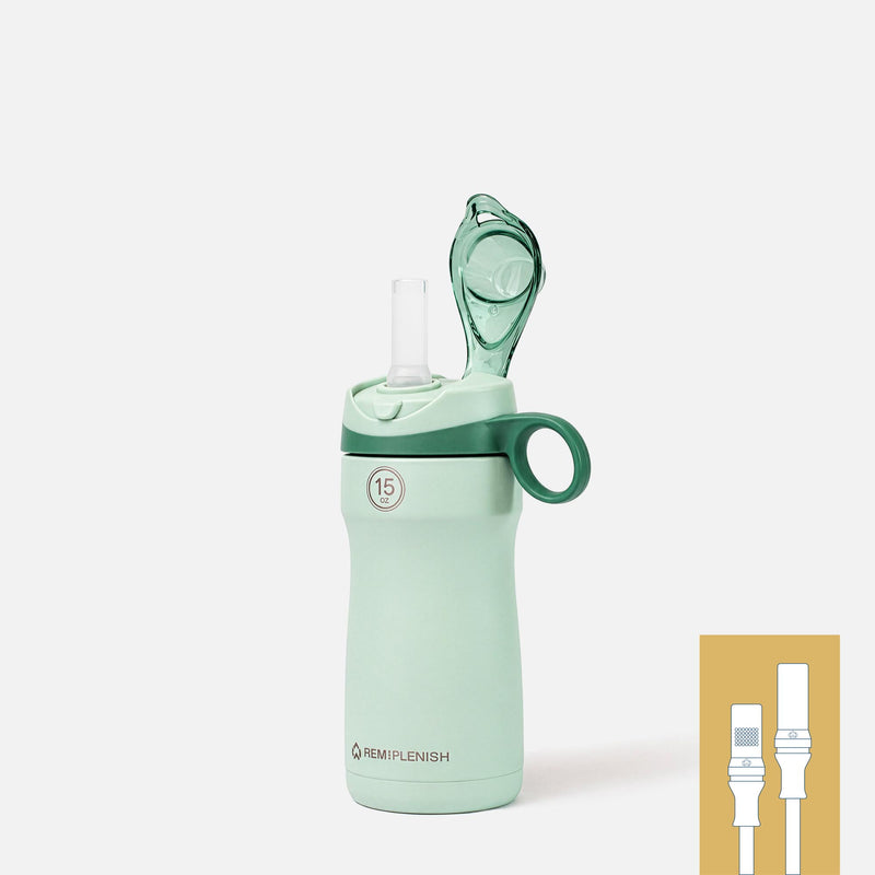 REMplenish 15oz Stainless-Steel Bottle Kit